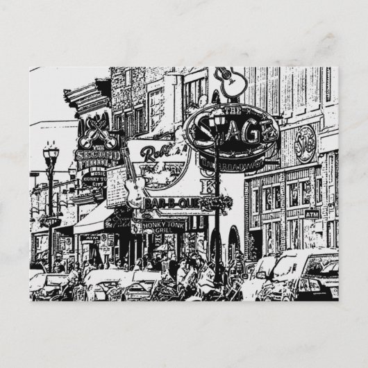 ナッシュビルのはがき ポストカード (正面)