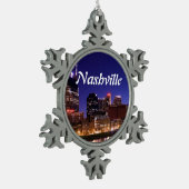 ナッシュビルのオーナメント スノーフレークピューターオーナメント (左)