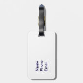 ナッシュビルのカントリーミュージック爆心地点 ラゲッジタグ (裏面縦)