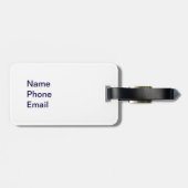 ナッシュビルのカントリーミュージック爆心地点 ラゲッジタグ (裏面横)