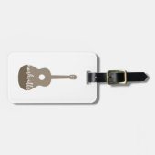 ナッシュビルのギターの荷物のラベル ラゲッジタグ (正面横)