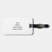 ナッシュビルのギターの荷物のラベル ラゲッジタグ (裏面横)