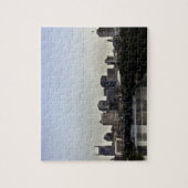 ナッシュビルのスカイラインの水彩画のパズル ジグソーパズル (縦)
