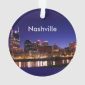 ナッシュビルのスカイライン オーナメント (裏面)