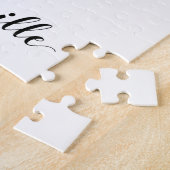 ナッシュビルのハートの地図 ジグソーパズル (側面)