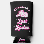 ナッシュビルのバチェロレッテパーティー ラストロデオ スリム缶クーラー (正面)