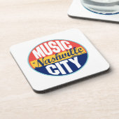 ナッシュビルのヴィンテージのラベル コースター (左側)
