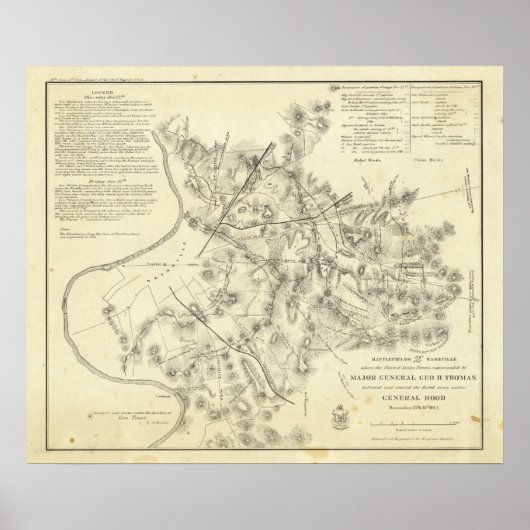 ナッシュビルの前の戦場 ポスター (正面)