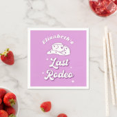 ナッシュビルの最後のロデオ独身パーティー スタンダードカクテルナプキン (インサイチュ)