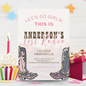 ナッシュビルの最後のロデオ・バチェロレッテ・ウィークエンド・パーティー 招待状