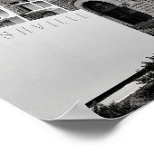 ナッシュビルの白黒ポスター ポスター (角)