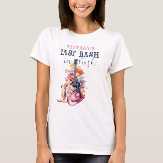 ナッシュビルの花嫁最後の独身パーティー Tシャツ (正面)