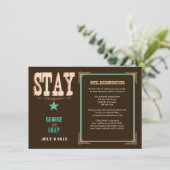 ナッシュビルの調節カード: ターコイズ エンクロージャーカード (スタンド正面)