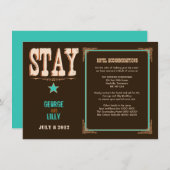 ナッシュビルの調節カード: ターコイズ エンクロージャーカード (正面/裏面)