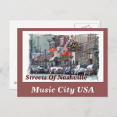 ナッシュビルの郵便はがき ポストカード (正面/裏面)