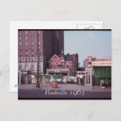 ナッシュビルの1963年の郵便はがき ポストカード (正面/裏面)