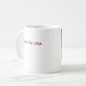 ナッシュビルのTN音楽都市米国 コーヒーマグカップ (正面左)