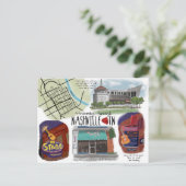 ナッシュビルをかき鳴らしながら 旅のスケッチ ポストカード (スタンド正面)