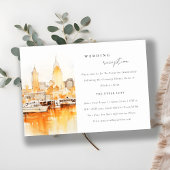 ナッシュビルエレガントシティスカイラインウェディングレセプション エンクロージャーカード