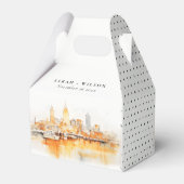 ナッシュビルエレガントシティスカイラインウォーターカラー結婚ズ フェイバーボックス (裏面サイド)