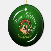 ナッシュビルオーナメントからメリークリスマスヤール セラミックオーナメント (左)