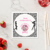 ナッシュビルカウガールディスコロデオ独身最後の週末 スタンダードカクテルナプキン (インサイチュ)