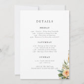 ナッシュビルカウボーイウェスタン独身最後の週末 招待状 (裏面)