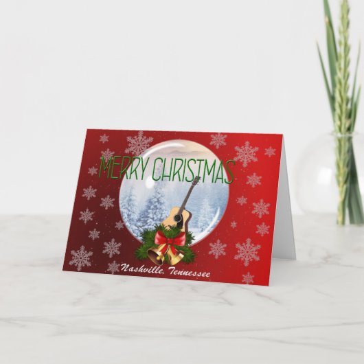 ナッシュビルカード- RDからのメリークリスマス シーズンカード (正面)