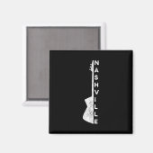 ナッシュビルギターカントリーミュージックラブルズギフト マグネット (正面/裏面)