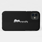 ナッシュビルギターカントリー音楽愛好家ギフト Case-Mate iPhoneケース (裏面(横))