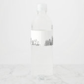 ナッシュビルスカイライン |ウェルカムメッセージ ペットボトルラベル (裏面)