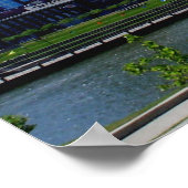 ナッシュビルスカイライン – テネシー州ナッシュビル ポスター (角)