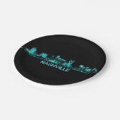 ナッシュビルスカイライン ペーパープレート (アングル)