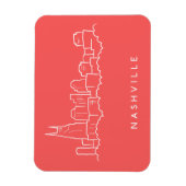 ナッシュビルスカイライン マグネット (縦)