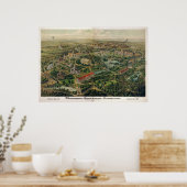 ナッシュビルセント。Expo, 1876 (Hndsn) BigMapBlog.com ポスター (キッチン)