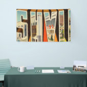 ナッシュビルテネシーからの挨拶 横断幕 (トレードショー)