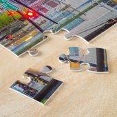 ナッシュビルテネシーの夜景 ジグソーパズル (側面)