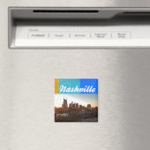 ナッシュビルテネシーの街の風景が美しい マグネット (インサイチュ (食洗機))
