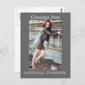 ナッシュビルテネシーはがき ポストカード (正面/裏面)