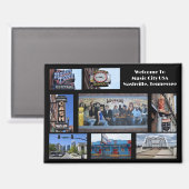 ナッシュビルテネシーへようこそ マグネット (正面/裏面)