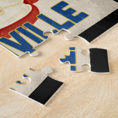 ナッシュビルテネシーアップルヴィンテージトラベル ジグソーパズル (側面)