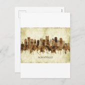 ナッシュビルテネシーシティスケープ シーズンポストカード (正面/裏面)