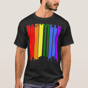 ナッシュビルテネシーレインボーLGBTゲイプライドエレファン Tシャツ