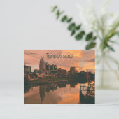 ナッシュビルテネシー上空のオレンジスカイ ポストカード (スタンド正面)