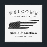 ナッシュビルテネシー地図ミニマル結婚リスト歓迎 マグネット<br><div class="desc">Welcome To Nashville Tennessee USAマップ結婚ミニマリストのウェルカムデザインは、町のゲストを歓迎するのに最適な結婚ものだ。追加のおもしろいウェルカムパッケージのためのローカルの商品でそれをパック。ミニマルなニューヨー結婚ク・テネシーのコレクションは結婚のイベント、ブライダルシャワー、誕生日に最適。 – このデザインをカスタマイズするには、文字の右側にある[デザインテンプレートの編集]ボックスに独自のを入力するか、青いカスタマイズで[文字の配クリック置]、フォントや色の変更、さらに追加の詳細やをデザインに組み込むなどの方法で入力します。より広範な編集オプションクリックはカスタマイズ「More.」 -</div>
