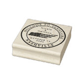 ナッシュビルテネシー地図ミニマル結婚リスト歓迎 ラバースタンプ (スタンプ)