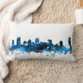 ナッシュビルテネシー州のスカイライン ランバークッション (ブランケット)