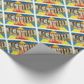 ナッシュビルテネシー州TNの古いヴィンテージ旅行記念品 ラッピングペーパー (角)