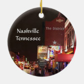 ナッシュビルテネシー音楽行ダウンタウン セラミックオーナメント (裏面)