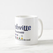 ナッシュビルテネシー コーヒーマグカップ (正面右)
